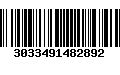 Código de Barras 3033491482892