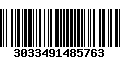 Código de Barras 3033491485763