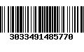 Código de Barras 3033491485770