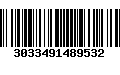 Código de Barras 3033491489532