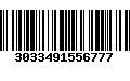 Código de Barras 3033491556777