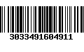 Código de Barras 3033491604911