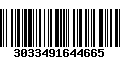 Código de Barras 3033491644665