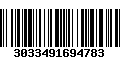 Código de Barras 3033491694783