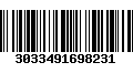 Código de Barras 3033491698231