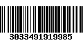 Código de Barras 3033491919985