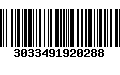 Código de Barras 3033491920288