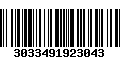 Código de Barras 3033491923043