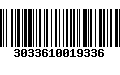 Código de Barras 3033610019336