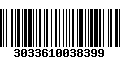 Código de Barras 3033610038399