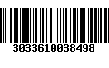 Código de Barras 3033610038498