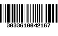 Código de Barras 3033610042167