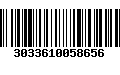 Código de Barras 3033610058656