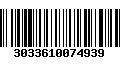 Código de Barras 3033610074939