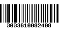 Código de Barras 3033610082408