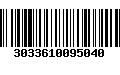 Código de Barras 3033610095040