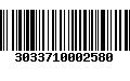 Código de Barras 3033710002580