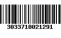 Código de Barras 3033710021291