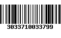 Código de Barras 3033710033799