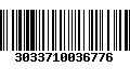 Código de Barras 3033710036776