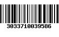 Código de Barras 3033710039586