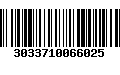 Código de Barras 3033710066025