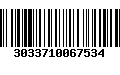 Código de Barras 3033710067534