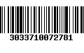 Código de Barras 3033710072781