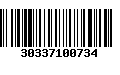 Código de Barras 30337100734