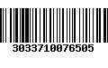 Código de Barras 3033710076505