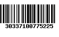 Código de Barras 30337100775225