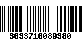 Código de Barras 3033710080380