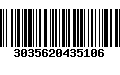 Código de Barras 3035620435106