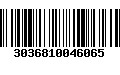 Código de Barras 3036810046065