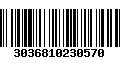 Código de Barras 3036810230570