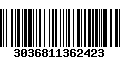 Código de Barras 3036811362423