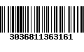 Código de Barras 3036811363161