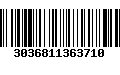 Código de Barras 3036811363710