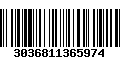 Código de Barras 3036811365974