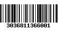 Código de Barras 3036811366001