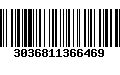 Código de Barras 3036811366469