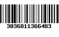 Código de Barras 3036811366483