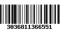 Código de Barras 3036811366551