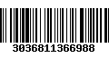 Código de Barras 3036811366988