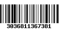 Código de Barras 3036811367381
