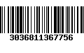 Código de Barras 3036811367756