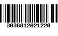 Código de Barras 3036812021220