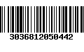 Código de Barras 3036812050442