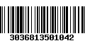 Código de Barras 3036813501042