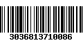 Código de Barras 3036813710086